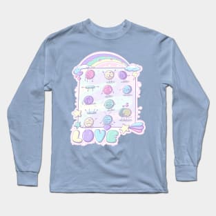 Cute love heart sweets in kawaii style Long Sleeve T-Shirt